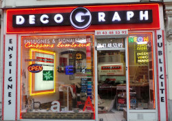 Impression numérique pour vitrine à Paris